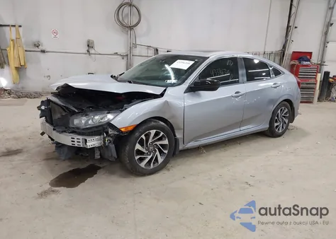 2018 Honda Civic Ex из США, поврежденный, VIN 2HGFC2F74JH521013